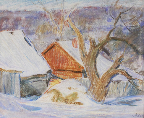 Лянглебен Моисей Вольфович. Таруса. Домики